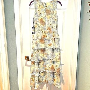 (New) Tommy Hilfiger Floral Ruffle Dress Size 2